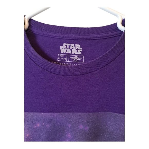 Star Wars XL 46/48 Purple T-Shirt 100% Cotton Darth Vader Walk AT-AT - Picture 5 of 6